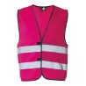 Gilet de sécurité fonctionnel hi-vis en polyester avec bandes réfléchissantes, 120 g/m²