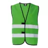 Gilet de sécurité fonctionnel hi-vis en polyester avec bandes réfléchissantes, 120 g/m²