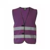 Gilet de sécurité fonctionnel hi-vis en polyester avec bandes réfléchissantes, 120 g/m²