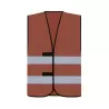 Gilet de sécurité fonctionnel hi-vis en polyester avec bandes réfléchissantes, 120 g/m²