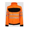 Veste Softshell haute visibilité coupe-vent, manches détachables, 300 g/m²
