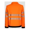Veste Softshell haute visibilité coupe-vent, manches détachables, 300 g/m²