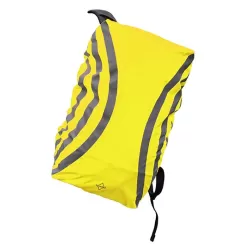 Housse de sac à dos réfléchissante imperméable haute visibilité avec cordon élastique