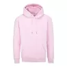 Sweat à capuche doublée en coton bio et polyester recyclé, manches montées, 280 g/m²