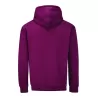 Sweat à capuche doublée en coton bio et polyester recyclé, manches montées, 280 g/m²