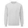 Sweat set in en coton bio et polyester recyclé, manches montées, 280 g/m²