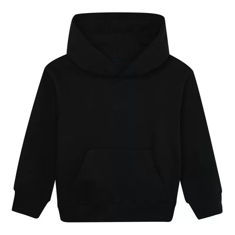 Sweat enfant à capuche doublée en coton bio et polyester recyclé, 280 g/m²