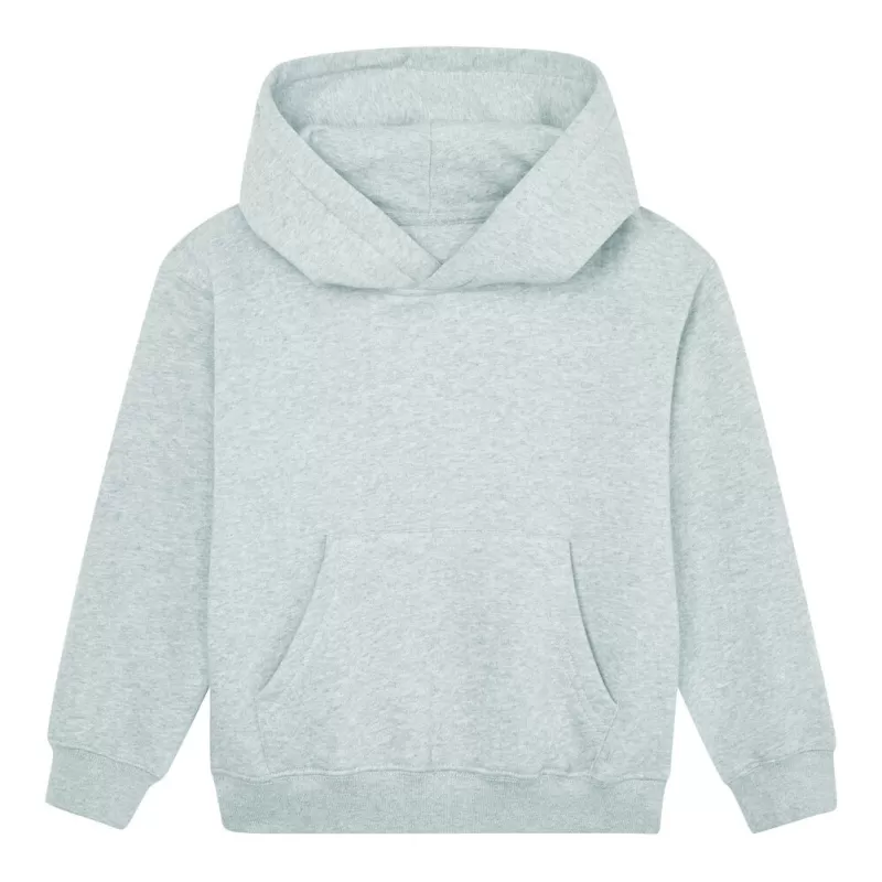 Sweat enfant à capuche doublée en coton bio et polyester recyclé, 280 g/m²