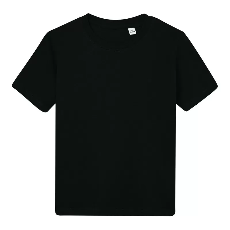 T-shirt enfant moderne col rond en coton BIO, 160 g/m²