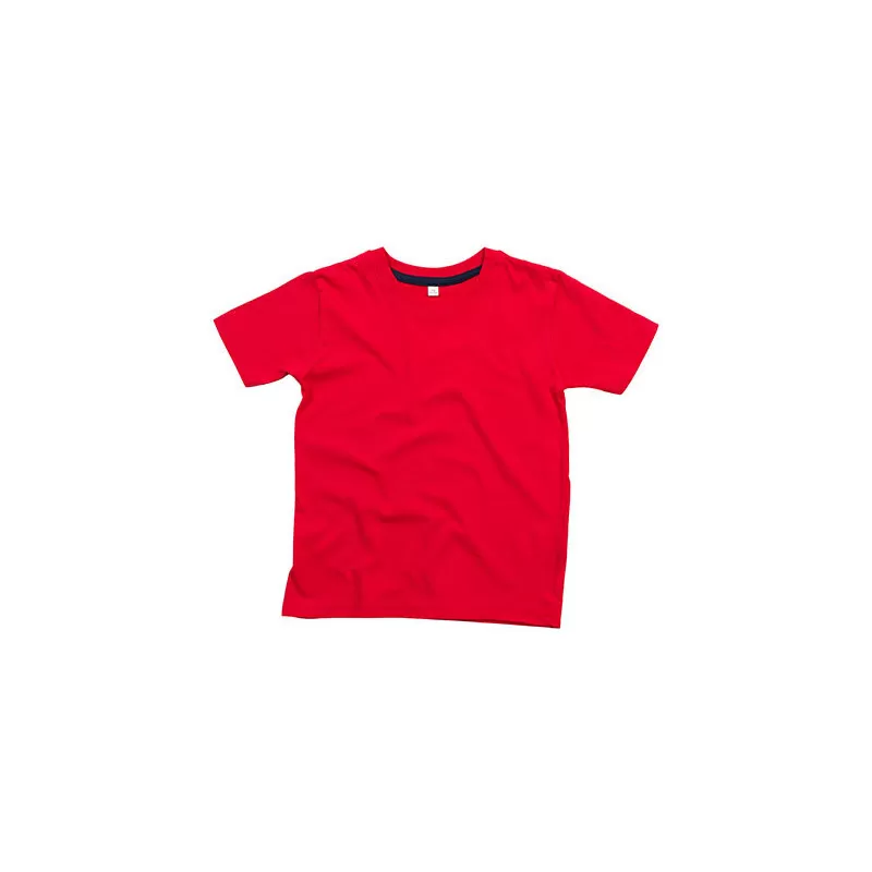 T-shirt enfant confortable en coton bio manches courtes, 130 g/m²