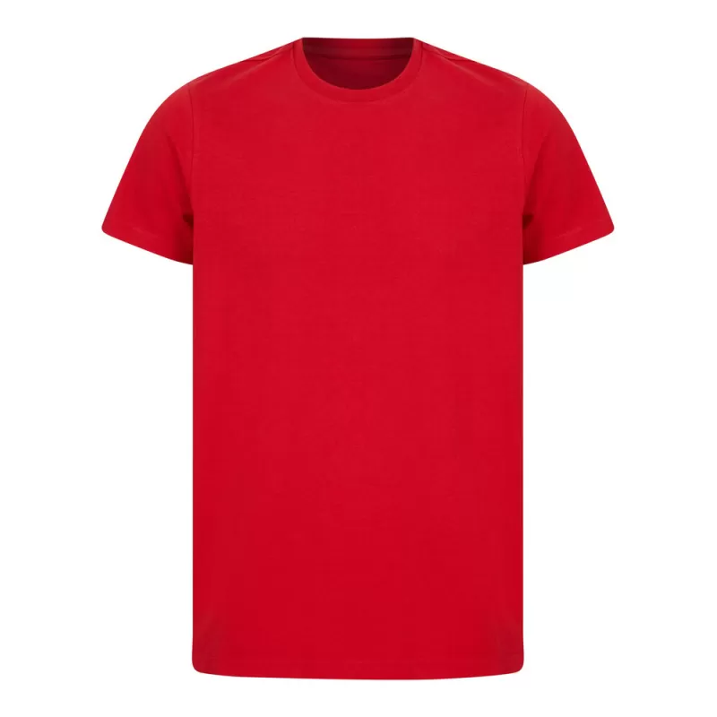 T-shirt en coton régénéré et polyester recyclé, coupe décontractée, 180 g/m²