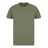 T-shirt en coton régénéré et polyester recyclé, coupe décontractée, 180 g/m²