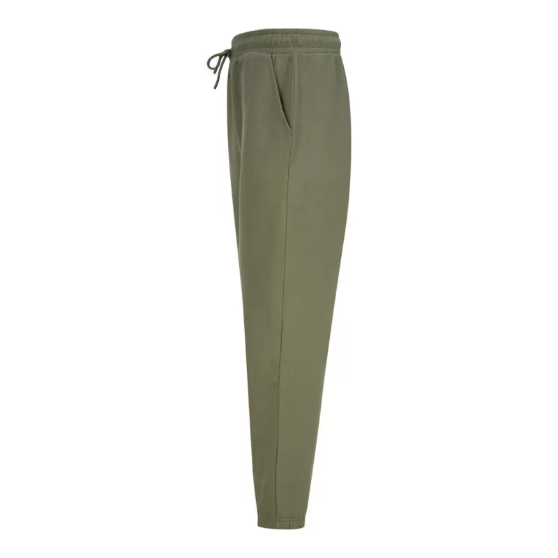 Jogging en coton régénéré et polyester recyclé, taille et bas élastiqués, 260 g/m²