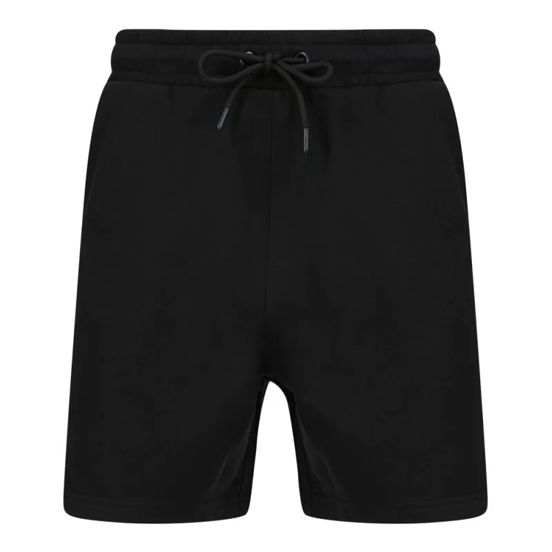 Short unisexe en coton régénéré et polyester recyclé, poches latérales, 260 g/m²