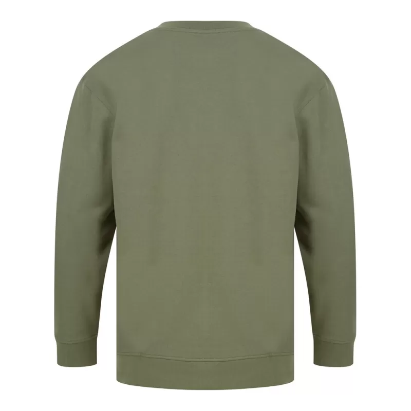 Sweat épaules tombantes, en coton régénéré et polyester recyclé, 260 g/m²