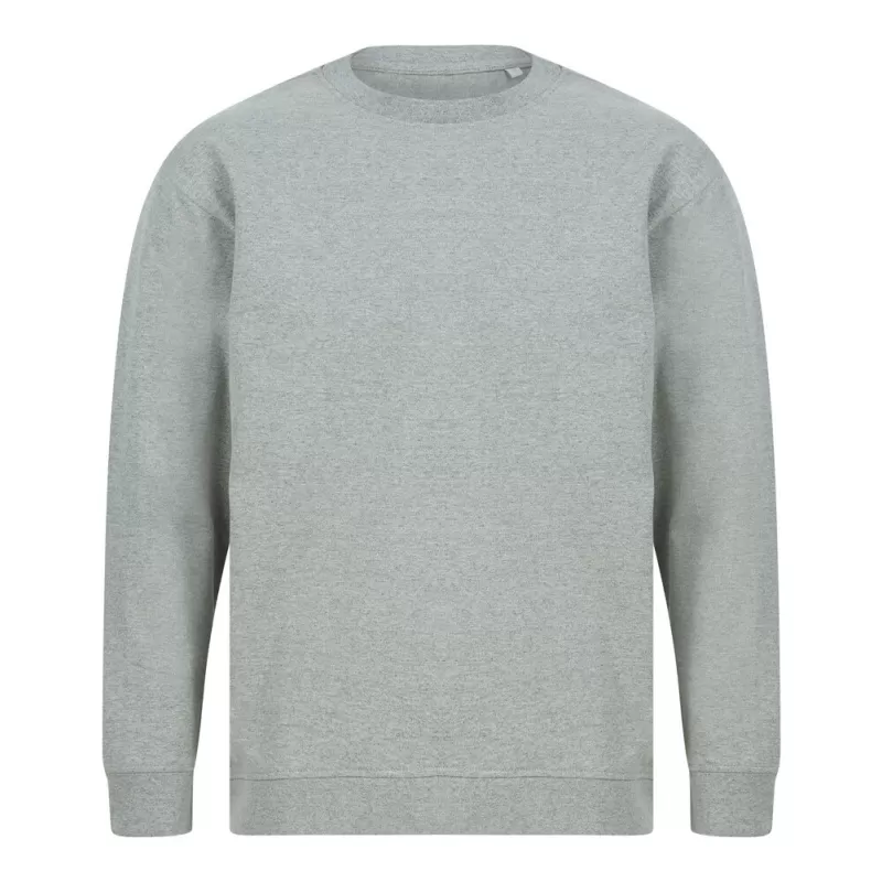 Sweat épaules tombantes, en coton régénéré et polyester recyclé, 260 g/m²