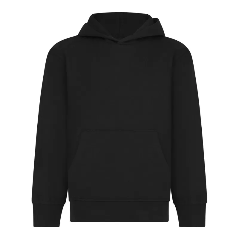 Sweat à capuche enfant en coton régénéré et polyester recyclé, 260 g/m²
