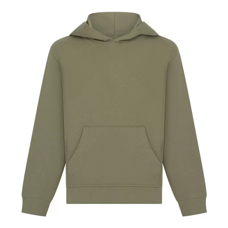 Sweat à capuche enfant en coton régénéré et polyester recyclé, 260 g/m²