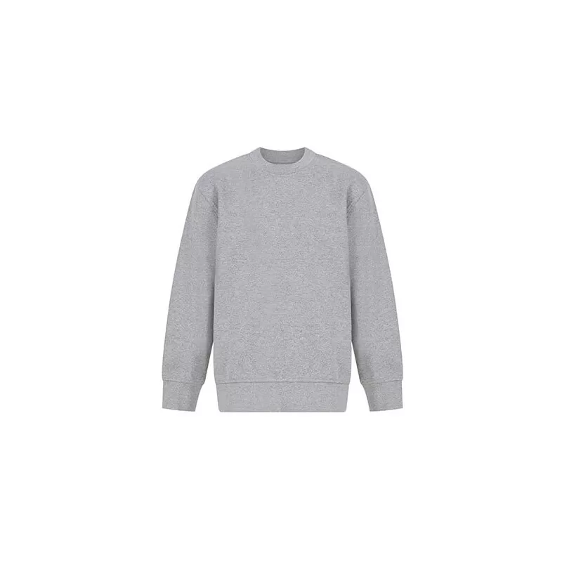 Sweat enfant, épaules tombantes, en coton régénéré et polyester recyclé, 260 g/m²