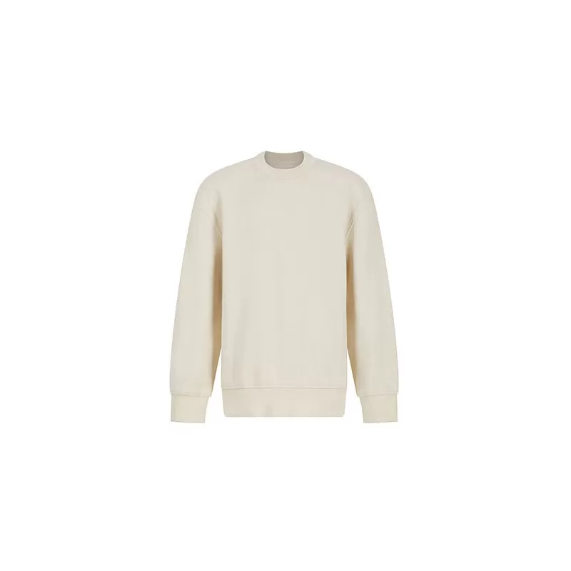 Sweat enfant, épaules tombantes, en coton régénéré et polyester recyclé, 260 g/m²