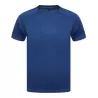 Tee-shirt d'équipe bicolore en polyester respirant, manches raglan, 273 g/m²