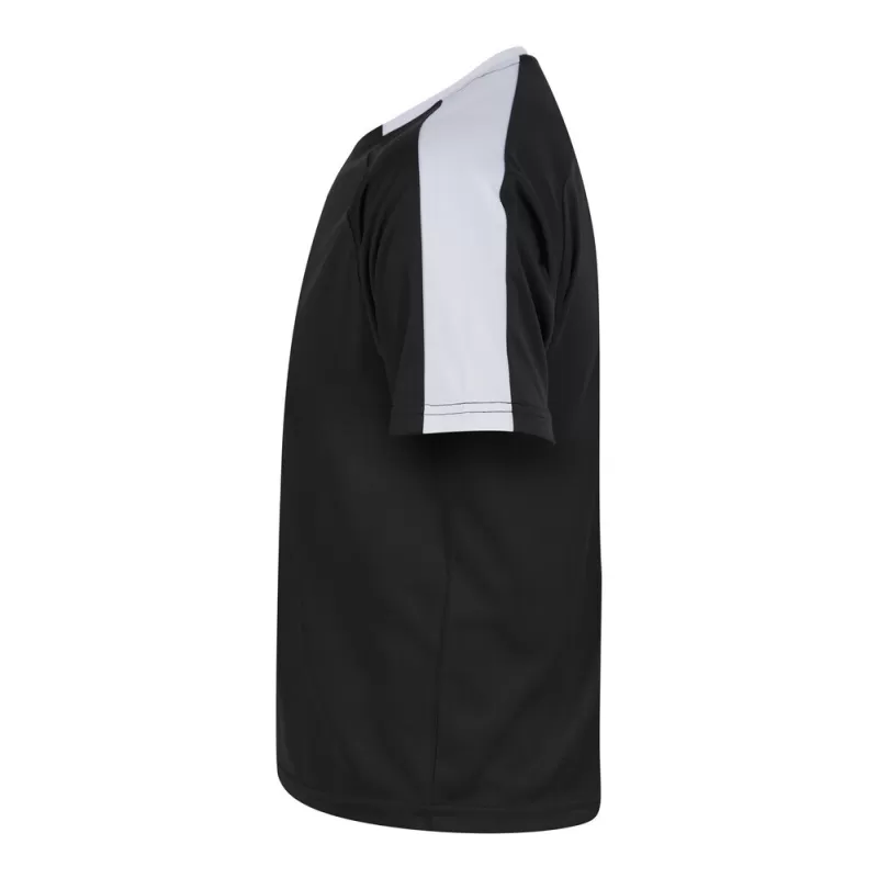 Tee-shirt d'équipe bicolore en polyester respirant, manches raglan, 273 g/m²