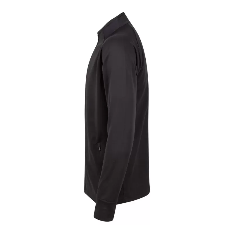 Veste de sport grand zip contrasté en polyester, poches zippées, 250 g/m²