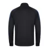 Veste de sport grand zip contrasté en polyester, poches zippées, 250 g/m²