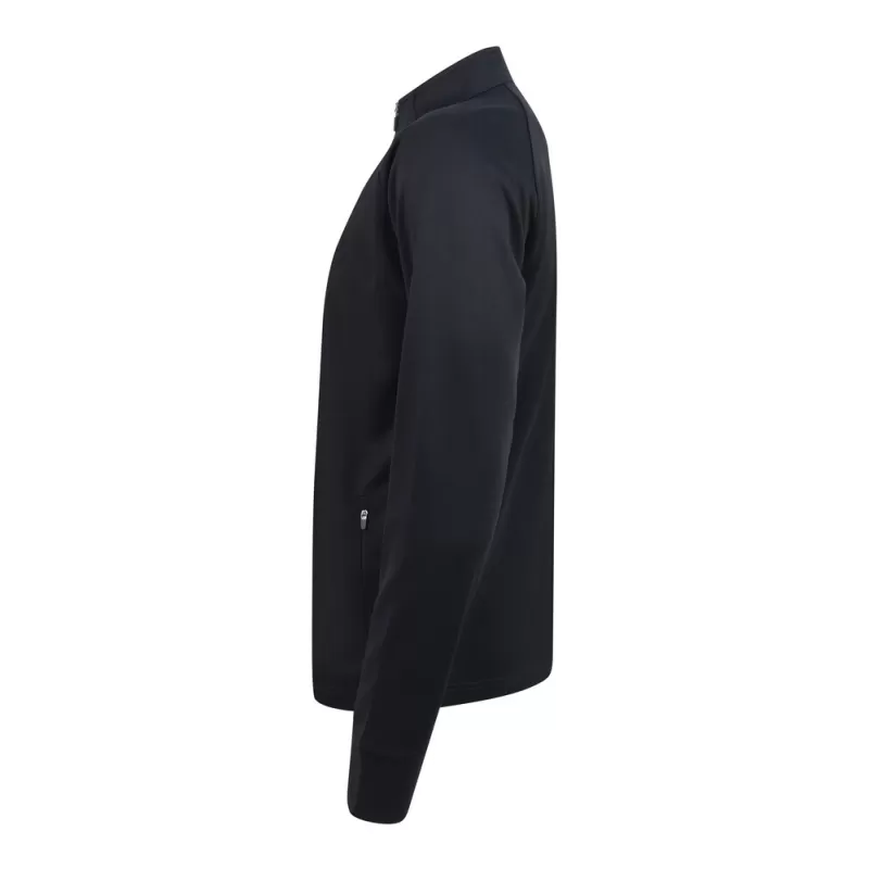 Veste de sport grand zip contrasté en polyester, poches zippées, 250 g/m²