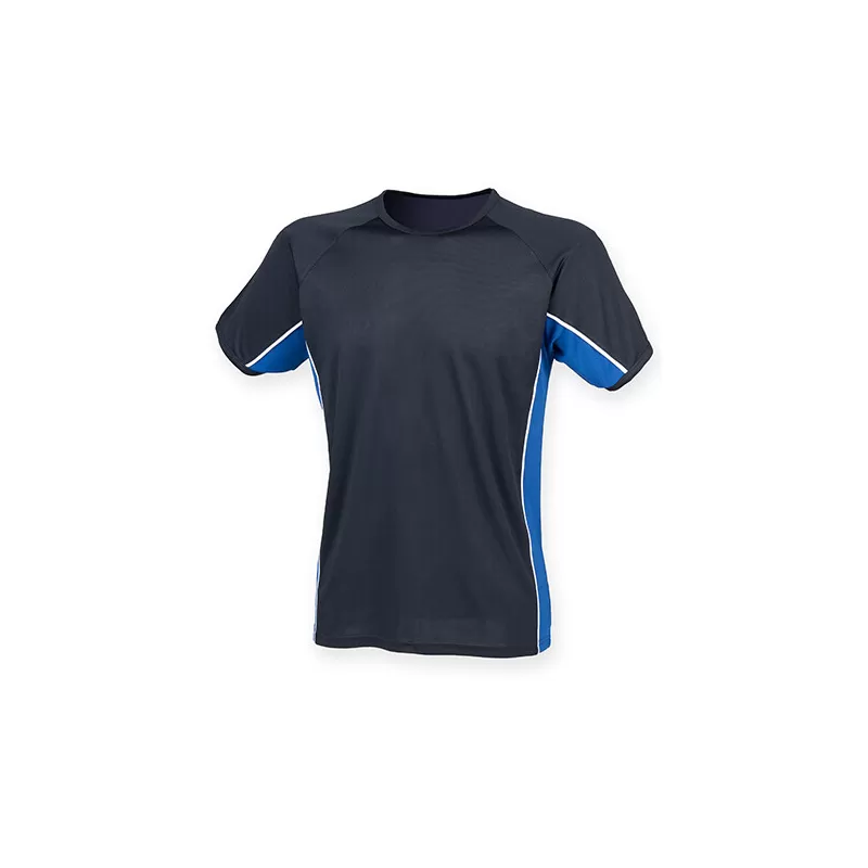 T-shirt Performance tricolore en polyester léger, manches raglan, 140 g/m²