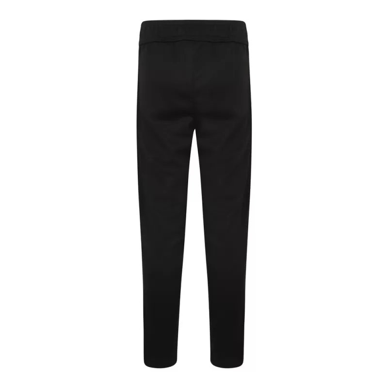 Pantalon de sport enfant slim ajusté, poches zippées, taille élastiquée, 250 g/m²