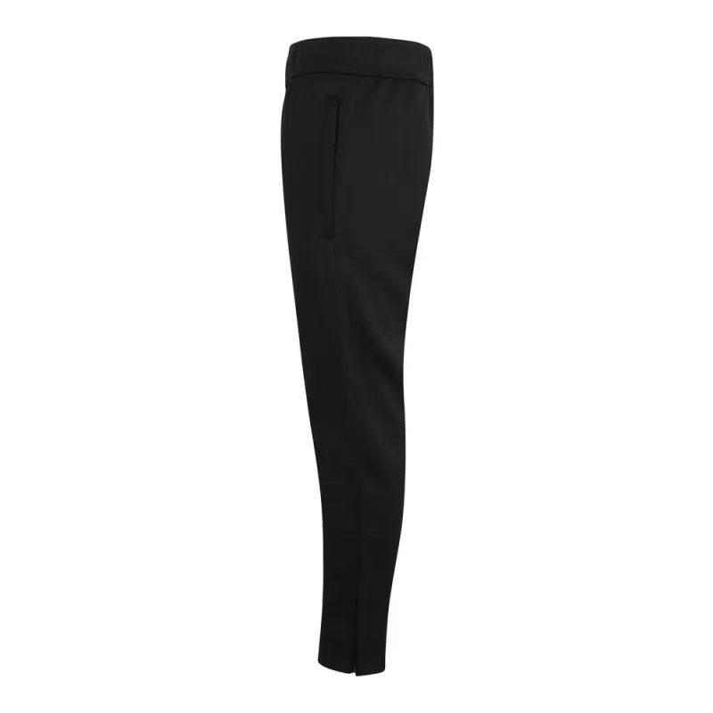 Pantalon de sport enfant slim ajusté, poches zippées, taille élastiquée, 250 g/m²