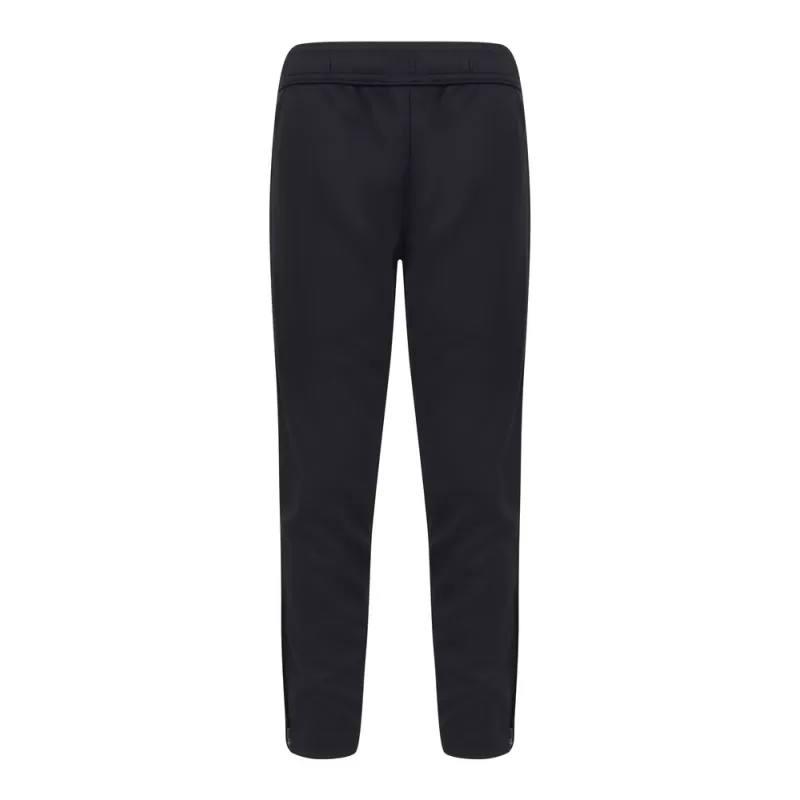 Pantalon de sport enfant slim ajusté, poches zippées, taille élastiquée, 250 g/m²