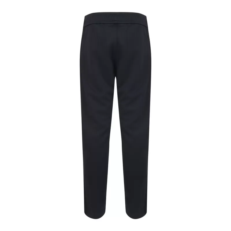 Pantalon de sport enfant slim ajusté, poches zippées, taille élastiquée, 250 g/m²