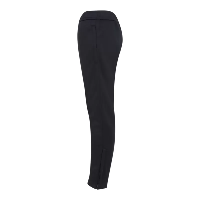 Pantalon de sport enfant slim ajusté, poches zippées, taille élastiquée, 250 g/m²