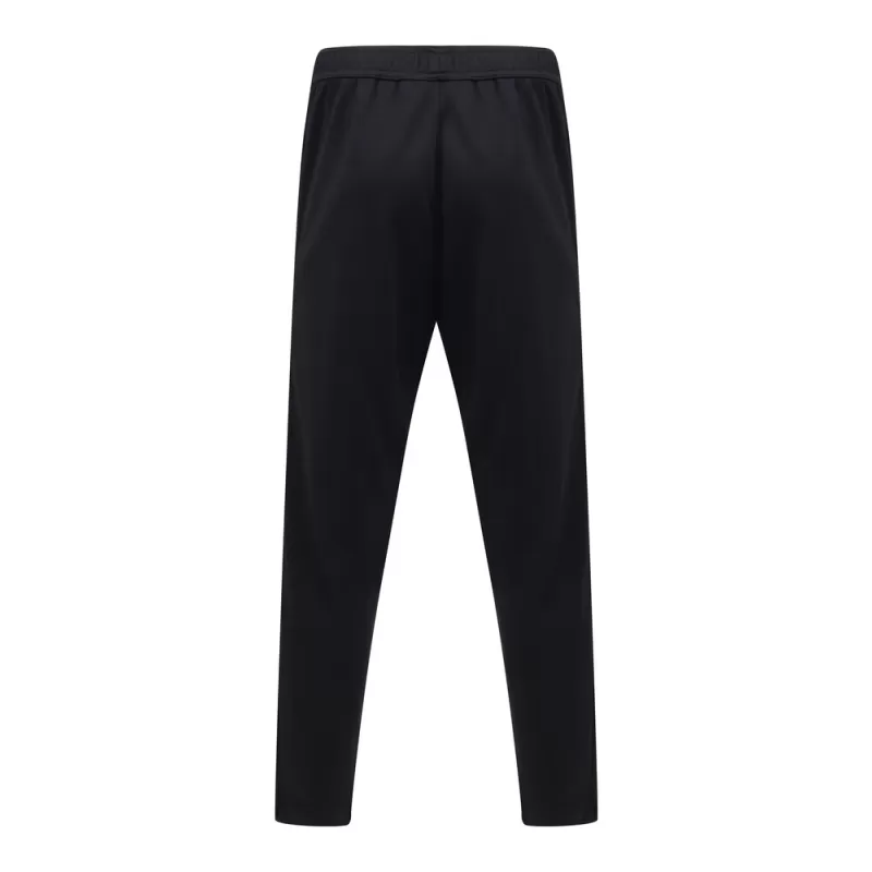 Pantalon de sport slim ajusté, poches zippées, taille élastiquée, 250 g/m²