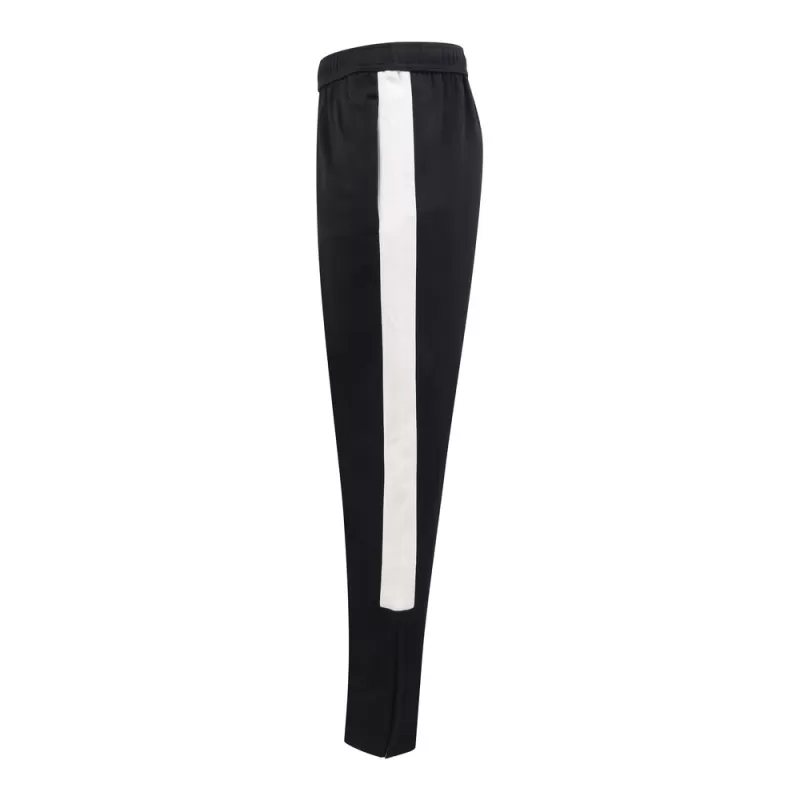 Pantalon de sport slim ajusté, poches zippées, taille élastiquée, 250 g/m²