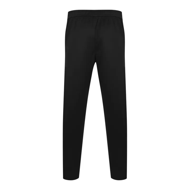 Pantalon de sport slim ajusté, poches zippées, taille élastiquée, 250 g/m²