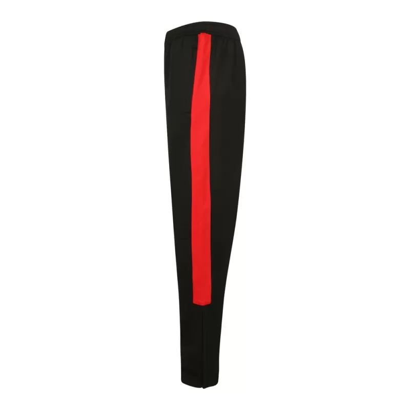 Pantalon de sport slim ajusté, poches zippées, taille élastiquée, 250 g/m²