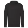 Sweat à capuche bicolore en polyester, intérieur brossé, poches zippées, 250 g/m²