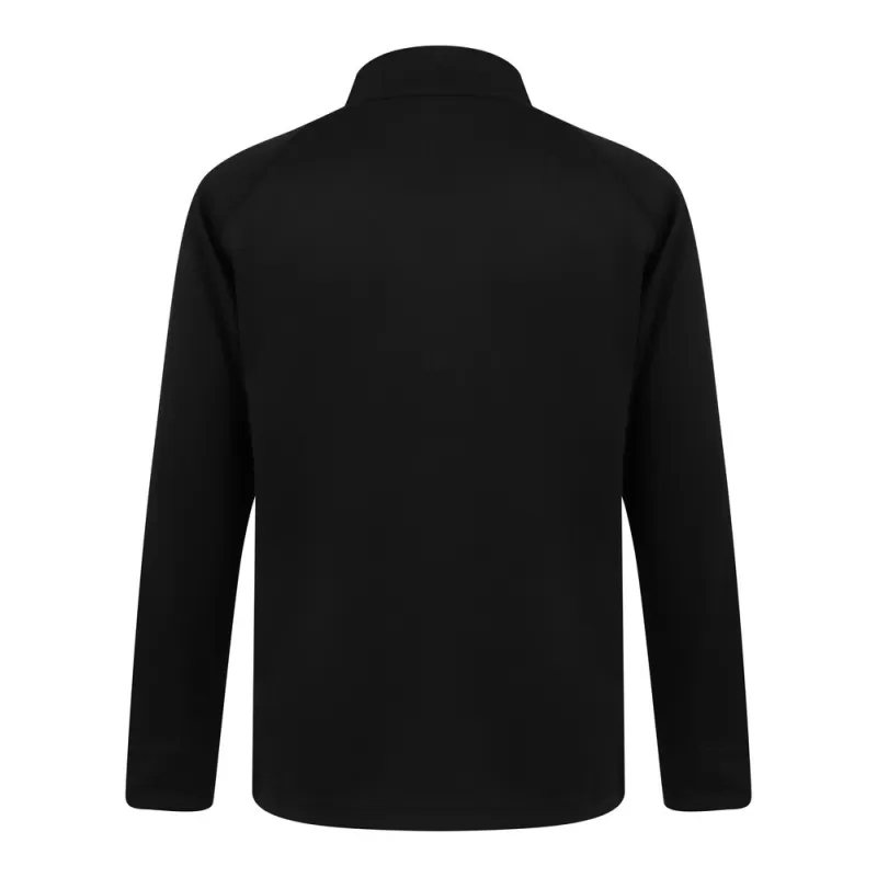 Veste de sport enfant grand zip contrasté en polyester, poches zippées, 250 g/m²