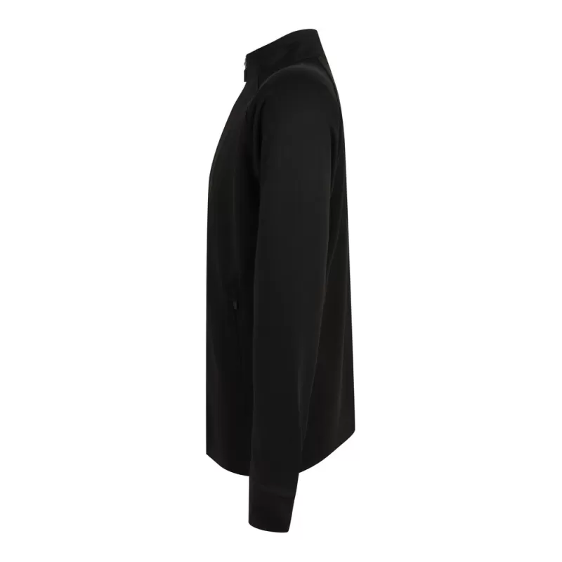 Veste de sport enfant grand zip contrasté en polyester, poches zippées, 250 g/m²