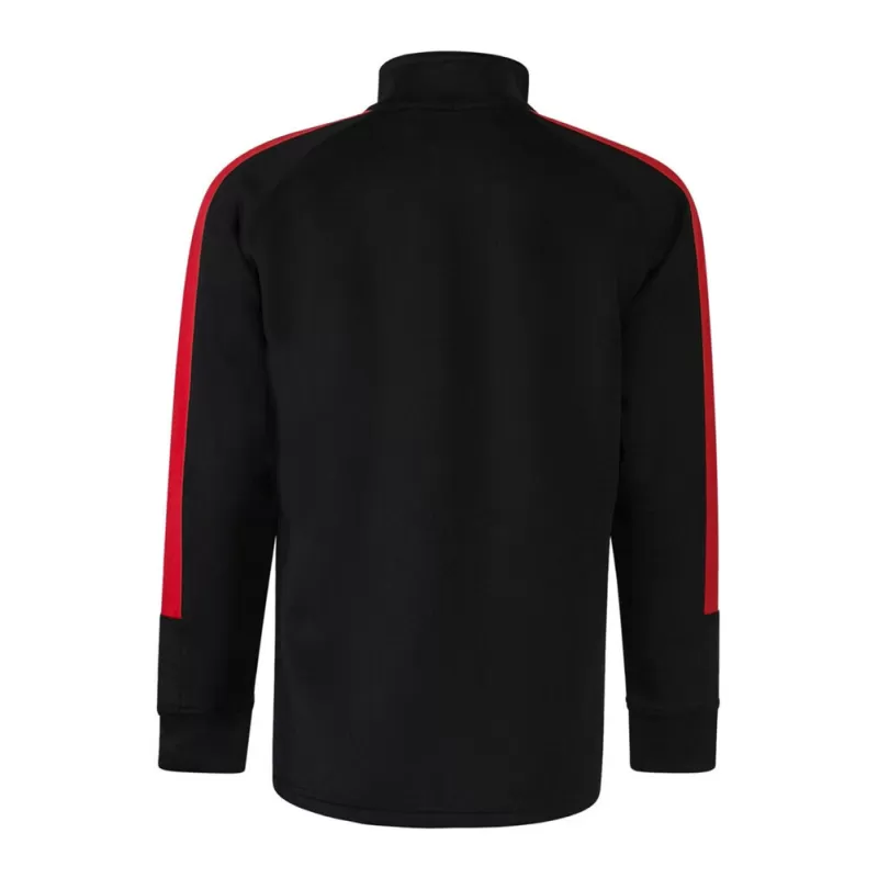 Veste de sport enfant grand zip contrasté en polyester, poches zippées, 250 g/m²