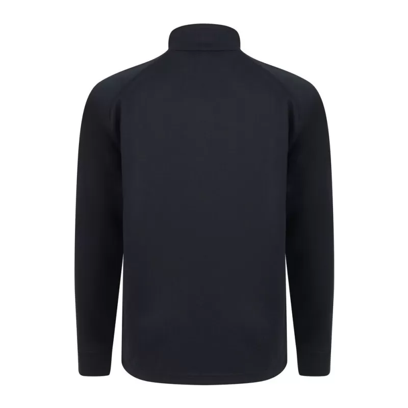 Veste de sport enfant grand zip contrasté en polyester, poches zippées, 250 g/m²