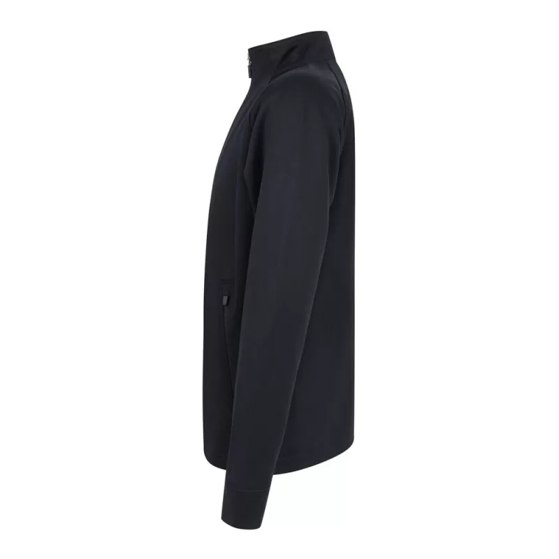 Veste de sport enfant grand zip contrasté en polyester, poches zippées, 250 g/m²