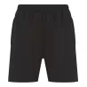 Short de sport bicolore en polyester, poches zippées, taille élastique, 250 g/m²