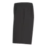 Short de sport bicolore en polyester, poches zippées, taille élastique, 250 g/m²