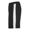 Short de sport bicolore en polyester, poches zippées, taille élastique, 250 g/m²