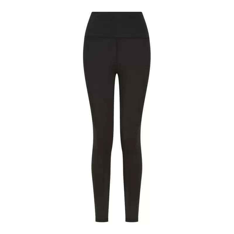 Legging femme taille haute, poche arrière zippée pour téléphone, 320 g/m²