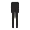 Legging femme taille haute, poche arrière zippée pour téléphone, 320 g/m²